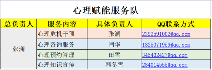心理赋能服务队
